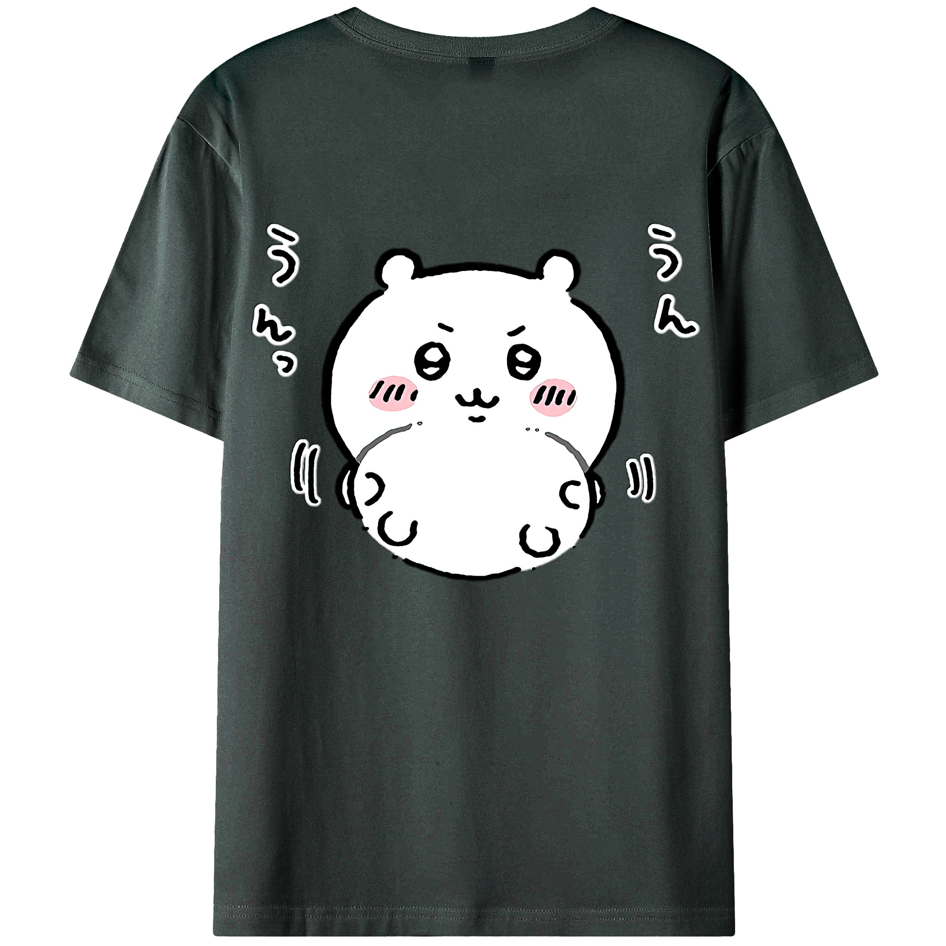 （画像用） ちいかわ ちいかわ Chii-kawa chiikawa 綿100％ メンズ半袖Tシャツ（バックプリント） 通気性